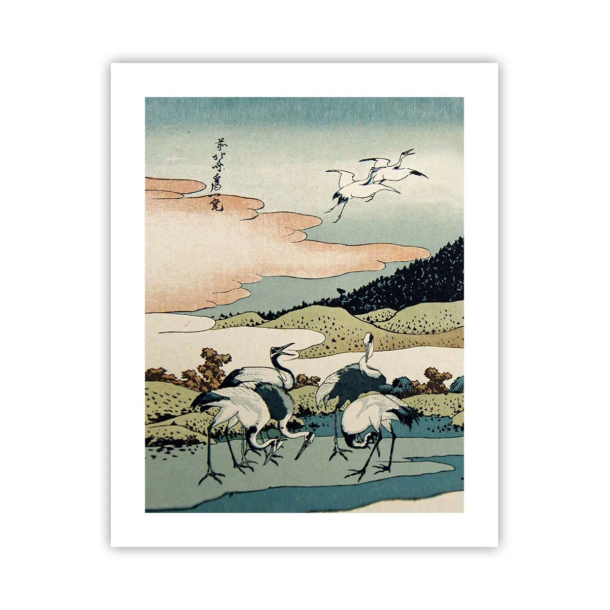 Affisch - I japansk anda - 40x50 cm