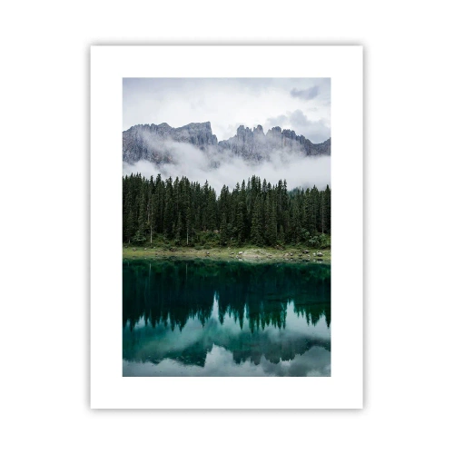 Affisch - Tyst, tyst, väck inte sovande vatten... - 30x40 cm