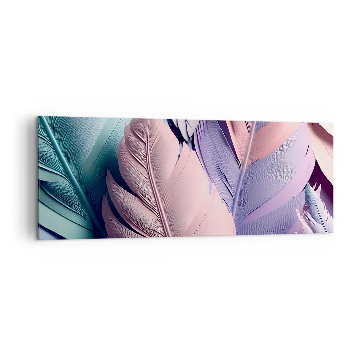 Canvastavla - Bild på duk - Fågelstil - 140x50 cm