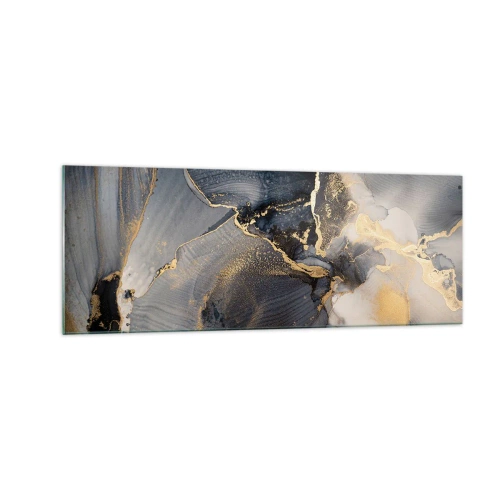Glastavla - Bild på glas - En stens liv - 140x50 cm