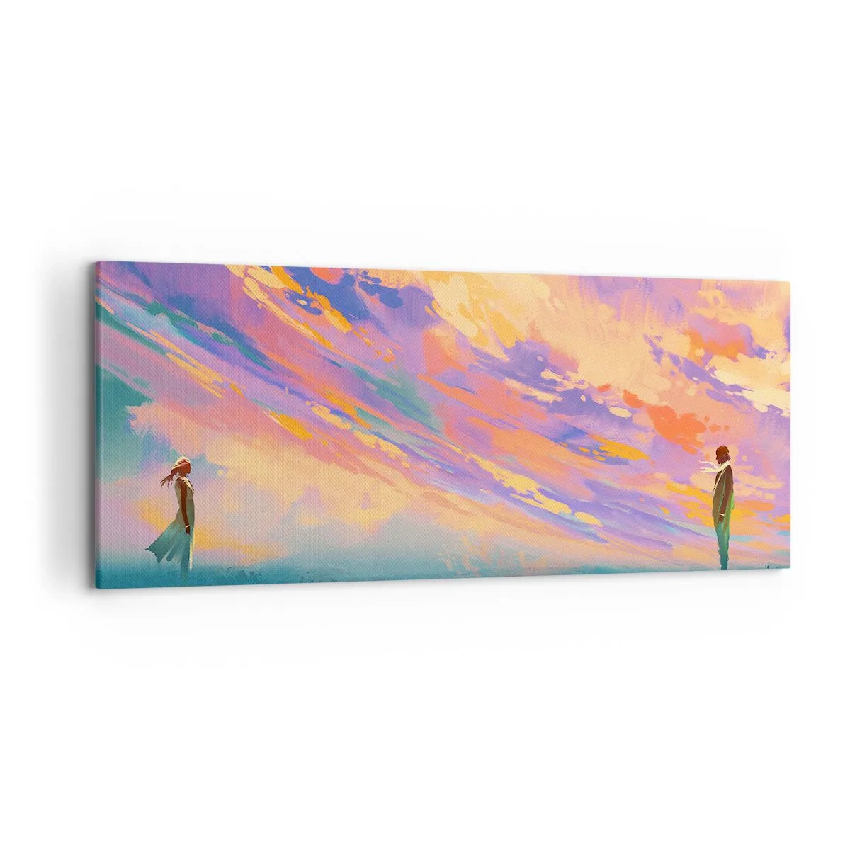 Canvastavla - Bild på duk - Dragkraft - 120x50 cm