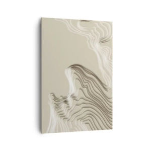 Canvastavla - Bild på duk - Konstens topografi - 70x100 cm