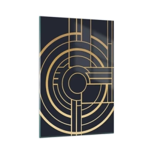 Glastavla - Bild på glas - Sakernas gång - 80x120 cm