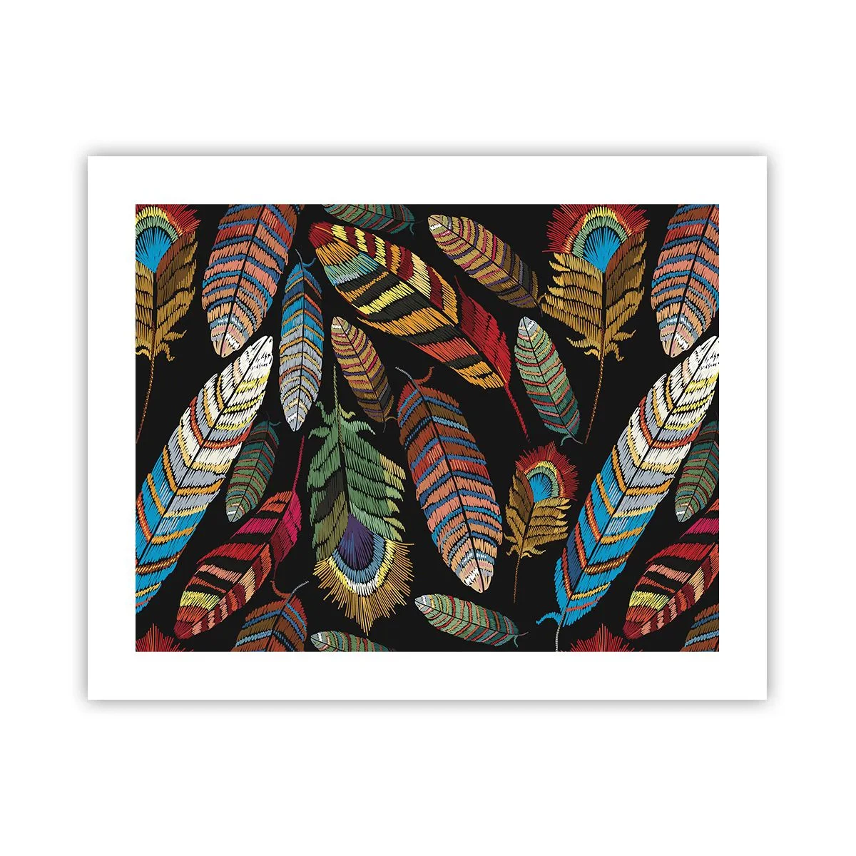 Affisch - Fågelkarneval - 50x40 cm