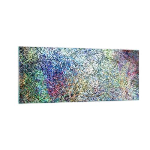 Glastavla - Bild på glas - Det är inte så enkelt - 100x40 cm