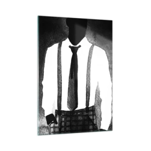 Glastavla - Bild på glas - Noir stämning - 50x70 cm