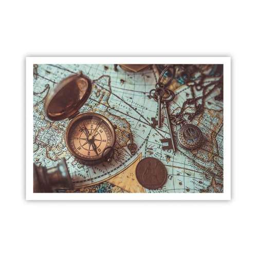 Affisch - För äventyrare - 100x70 cm