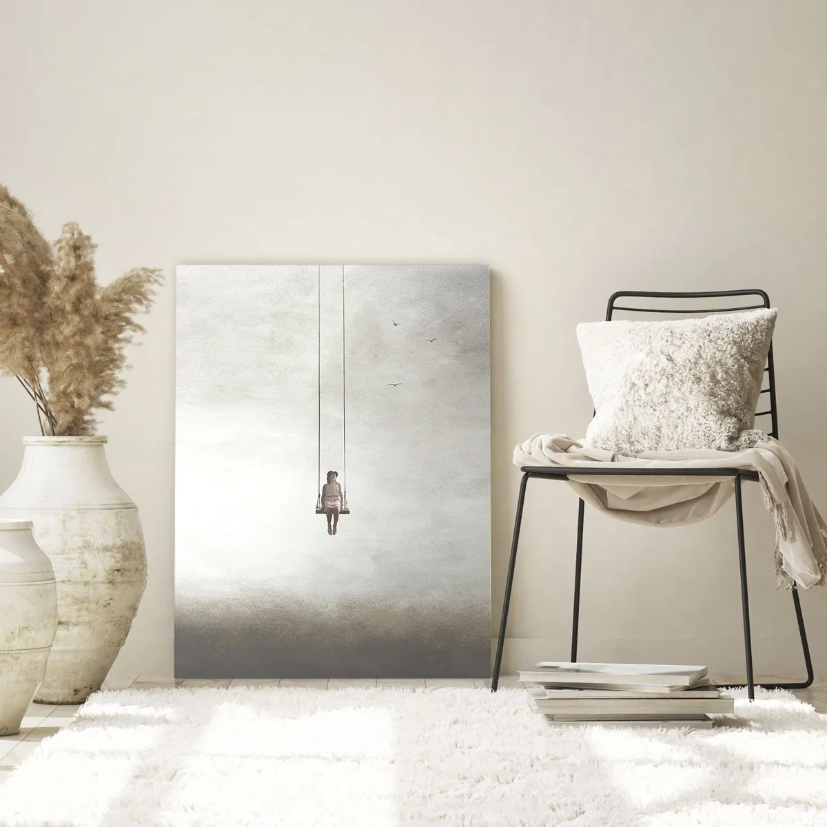 Glastavla - Bild på glas - Barn i oss - 80x120 cm