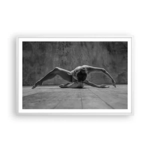 Affisch i vit ram - Upphittad symmetri - 91x61 cm