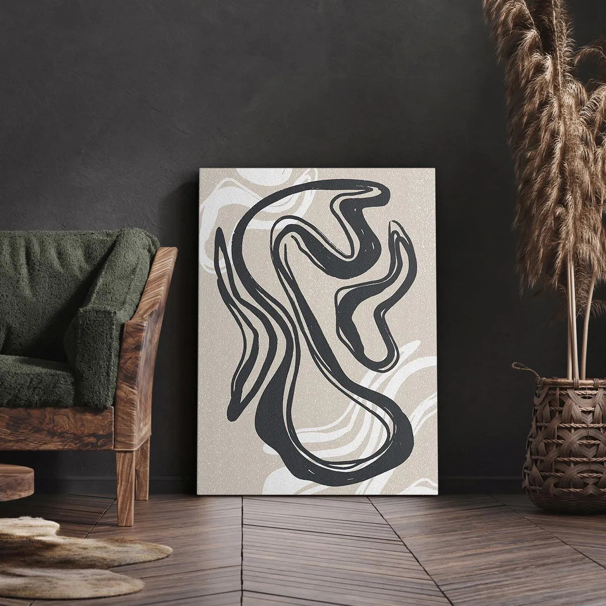 Canvastavla - Bild på duk - Mångfaldigt uttryck - 45x80 cm