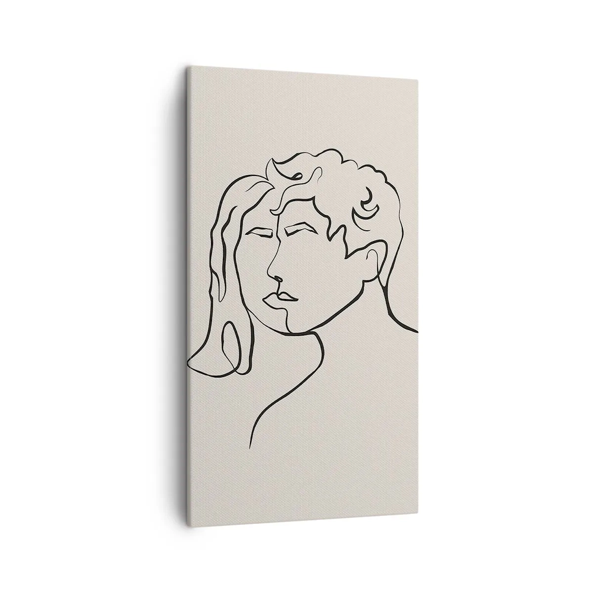 Canvastavla - Bild på duk - Och enighet har blivit - 45x80 cm