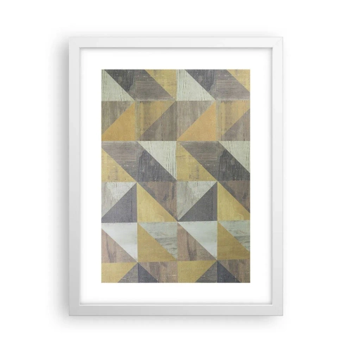 Affisch i vit ram - Under triangelns vinkel - 30x40 cm
