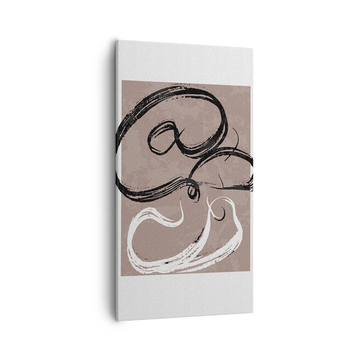 Canvastavla - Bild på duk - Komposition - sökande efter fullständighet - 55x100 cm