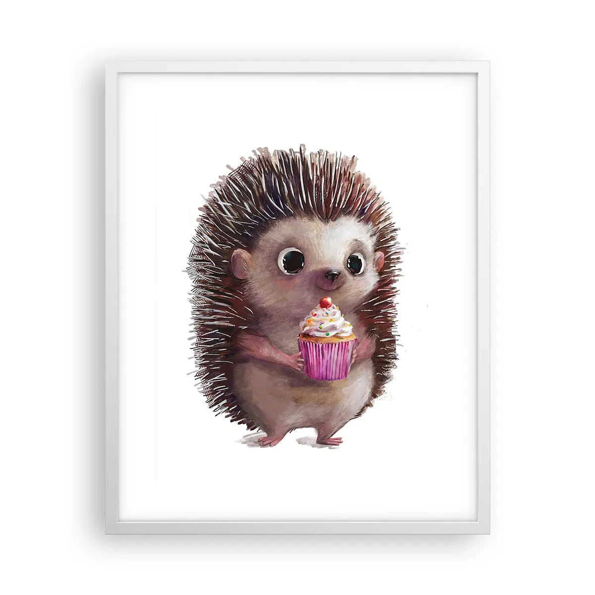 Affisch i vit ram - Varje dag är helgdag - 40x50 cm