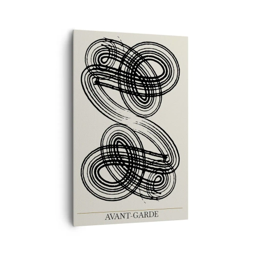 Canvastavla - Bild på duk - Det kom ut spontant - 80x120 cm