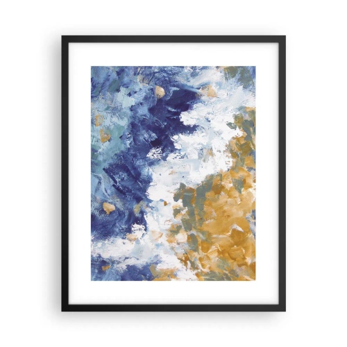 Affisch i svart ram - Elementens dans - 40x50 cm