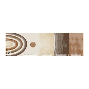 Provbit av självhäftande fototapet Deluxe Sticker - I den avlägsna galaxen - Abstraktion, Bit, Design - 100x30 cm