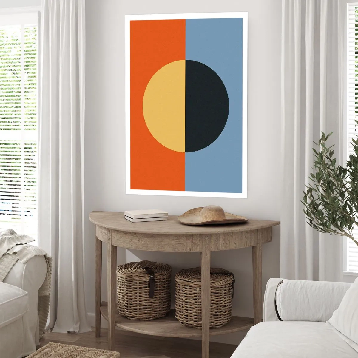Affisch - Komposition av värme och kyla - 61x91 cm