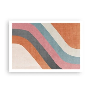 Affisch - Diagonal komposition - rörelse - 100x70 cm