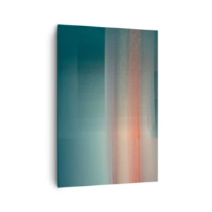 Canvastavla - Bild på duk - Abstraktion: ljusvågor - 70x100 cm