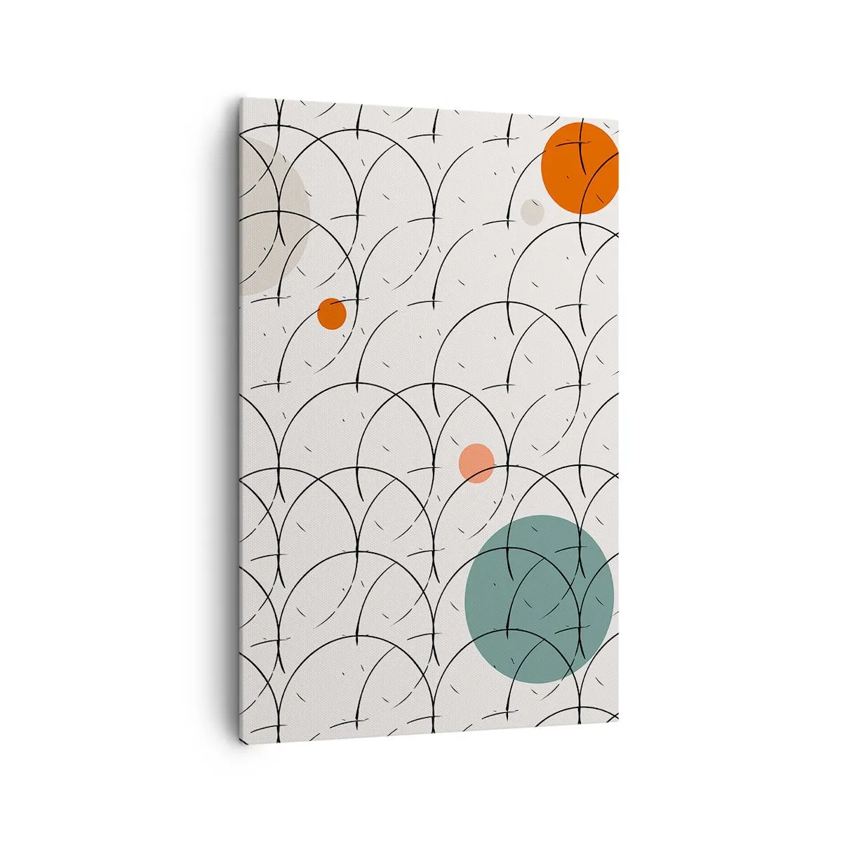 Canvastavla - Bild på duk - I popkonstens anda - 80x120 cm