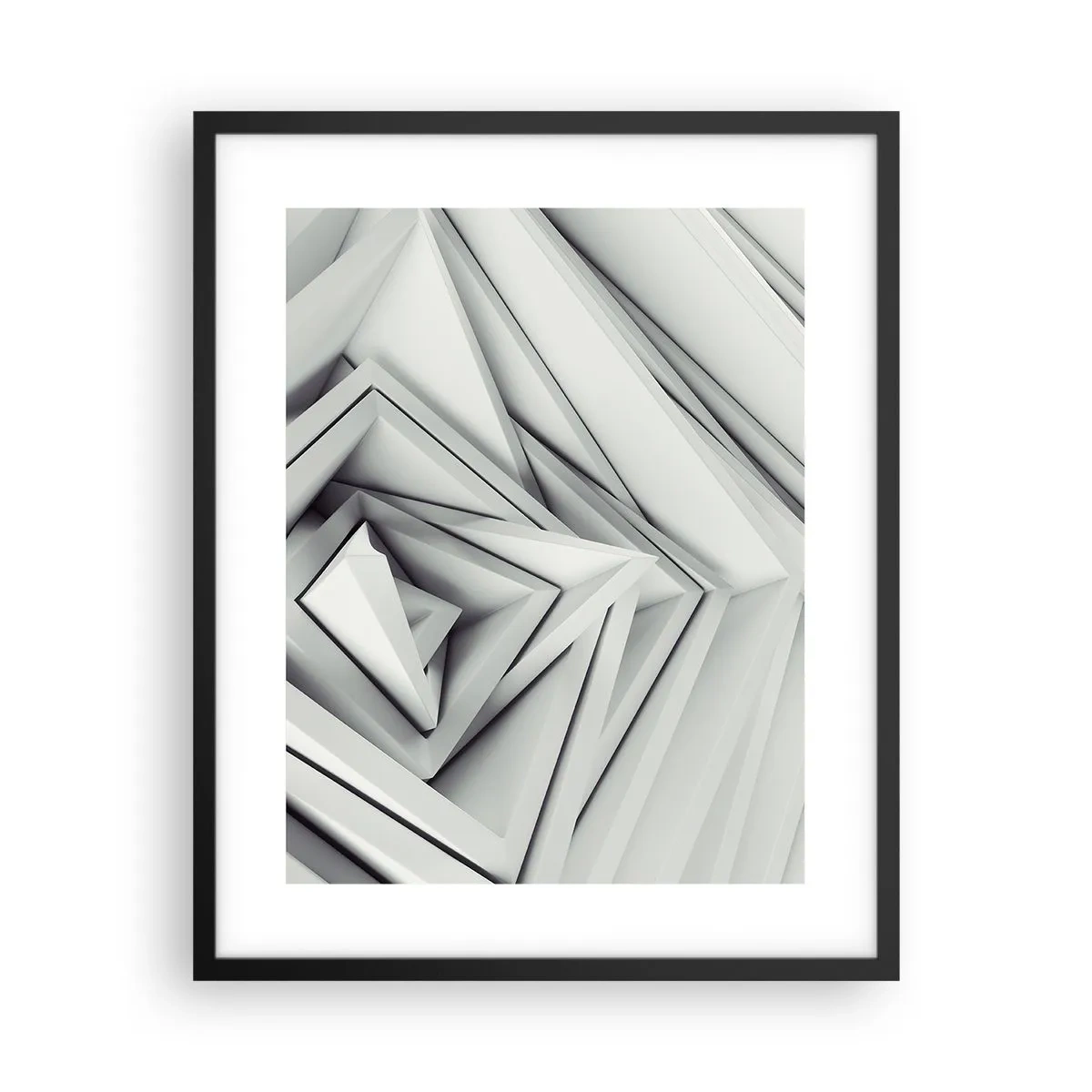 Affisch i svart ram - Blommande vassa kanter - 40x50 cm