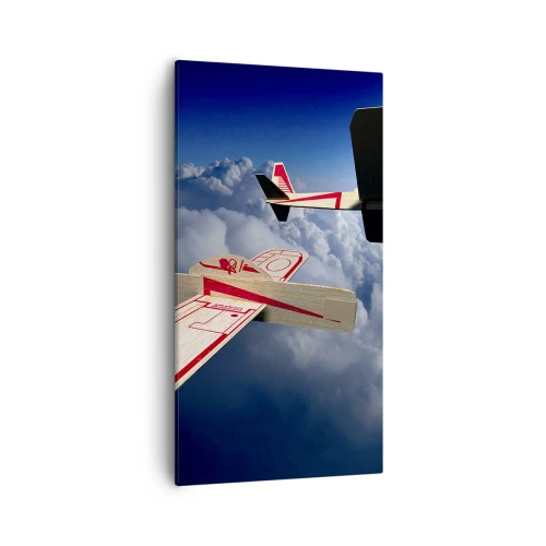 Canvastavla - Bild på duk - Ännu högre, ännu längre - 55x100 cm