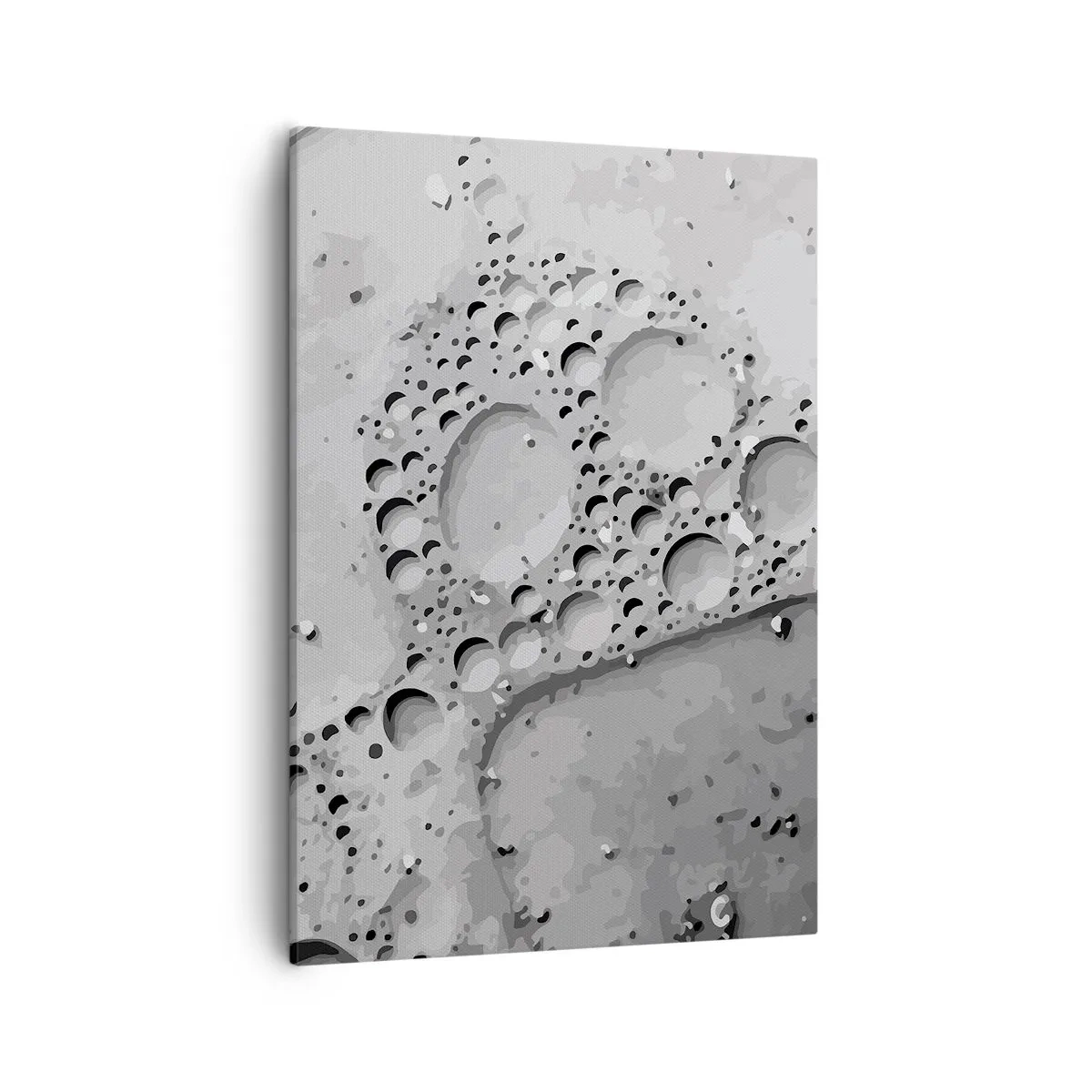 Canvastavla - Bild på duk - Spår efter skum - 50x70 cm