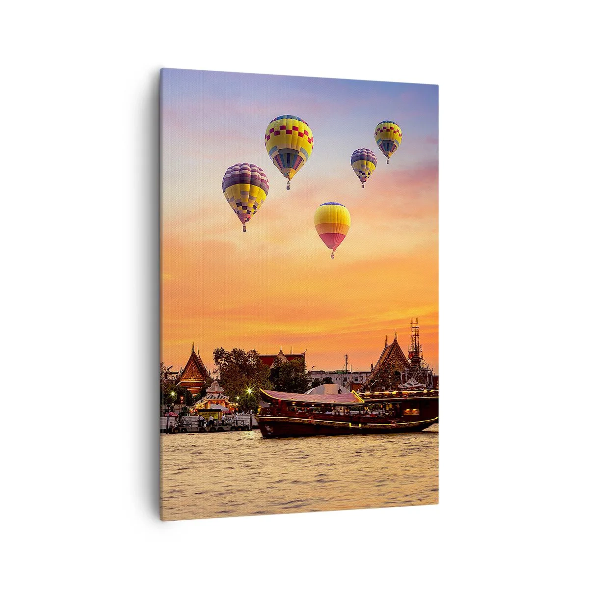 Canvastavla - Bild på duk - Här föds sagor - 70x100 cm