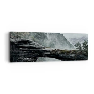 Canvastavla - Bild på duk - Äventyret är på väg att börja - 90x30 cm