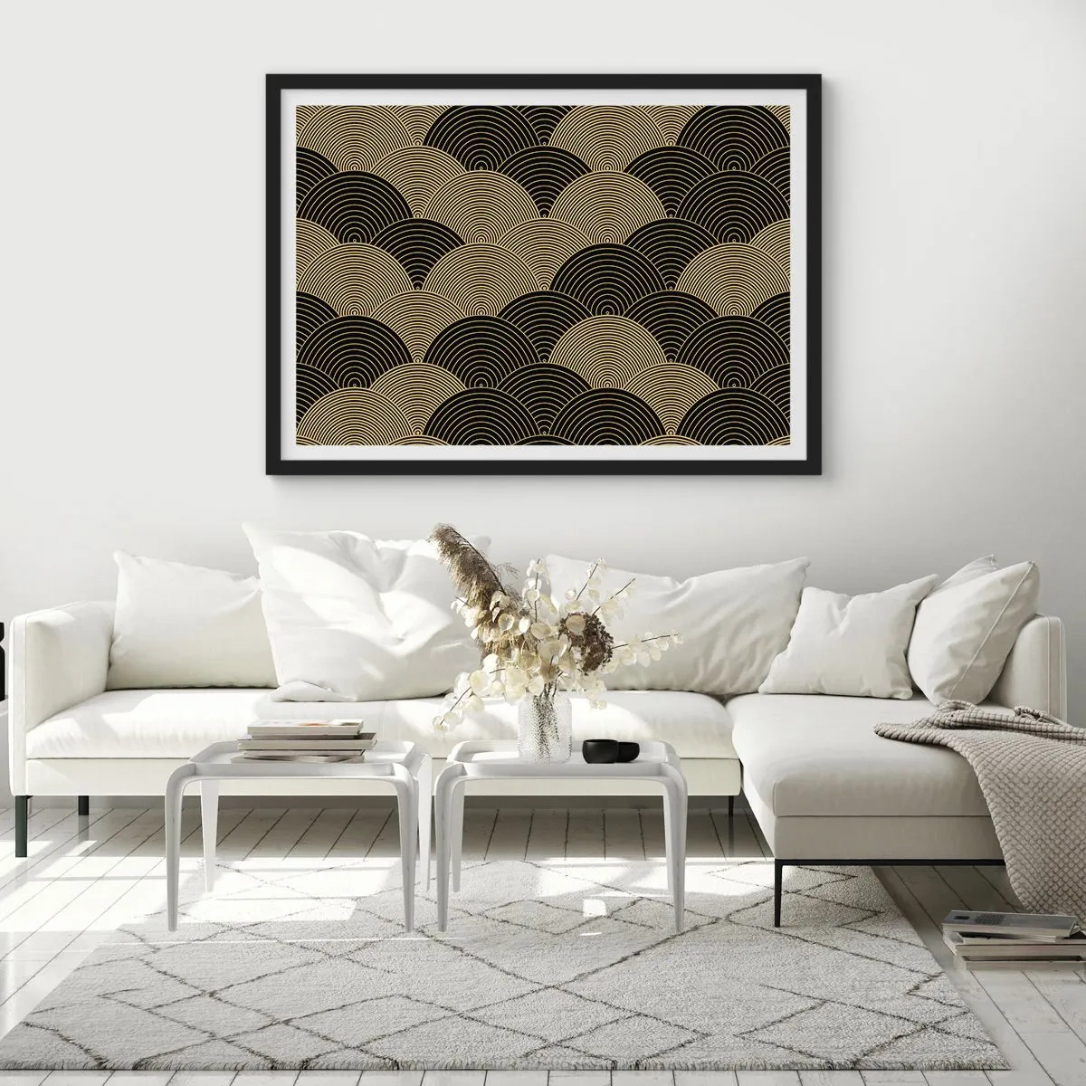 Affisch i svart ram - Enighet i mångfald - 50x40 cm