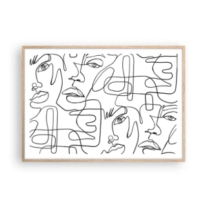 Affisch i ram av ljusek - I trassliga känslor - 100x70 cm