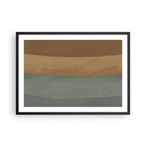 Affisch i svart ram - Horisontell komposition - 70x50 cm