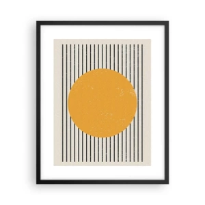 Affisch i svart ram - Enkelhetens kraft - 40x50 cm