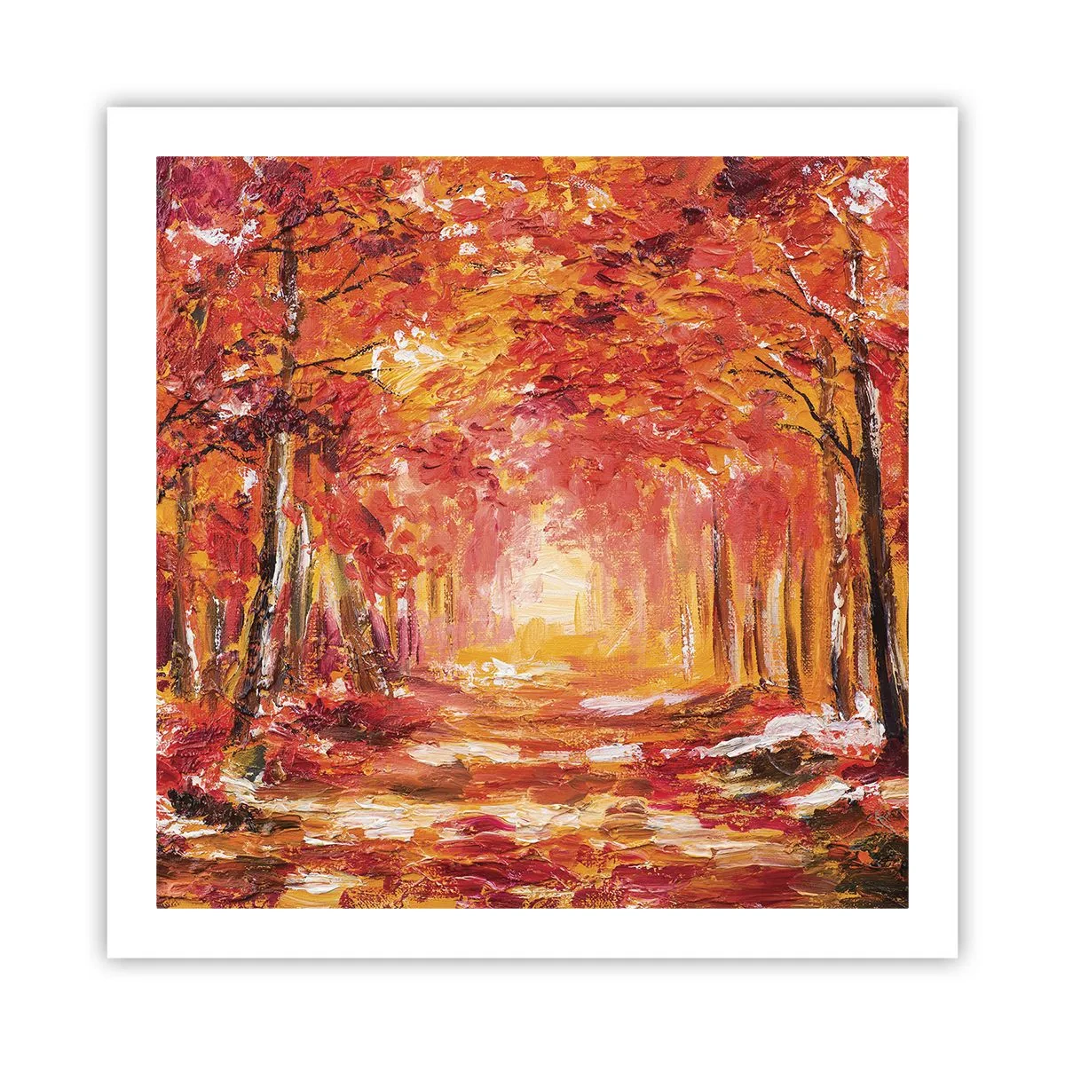 Affisch - Kopparskog - 60x60 cm