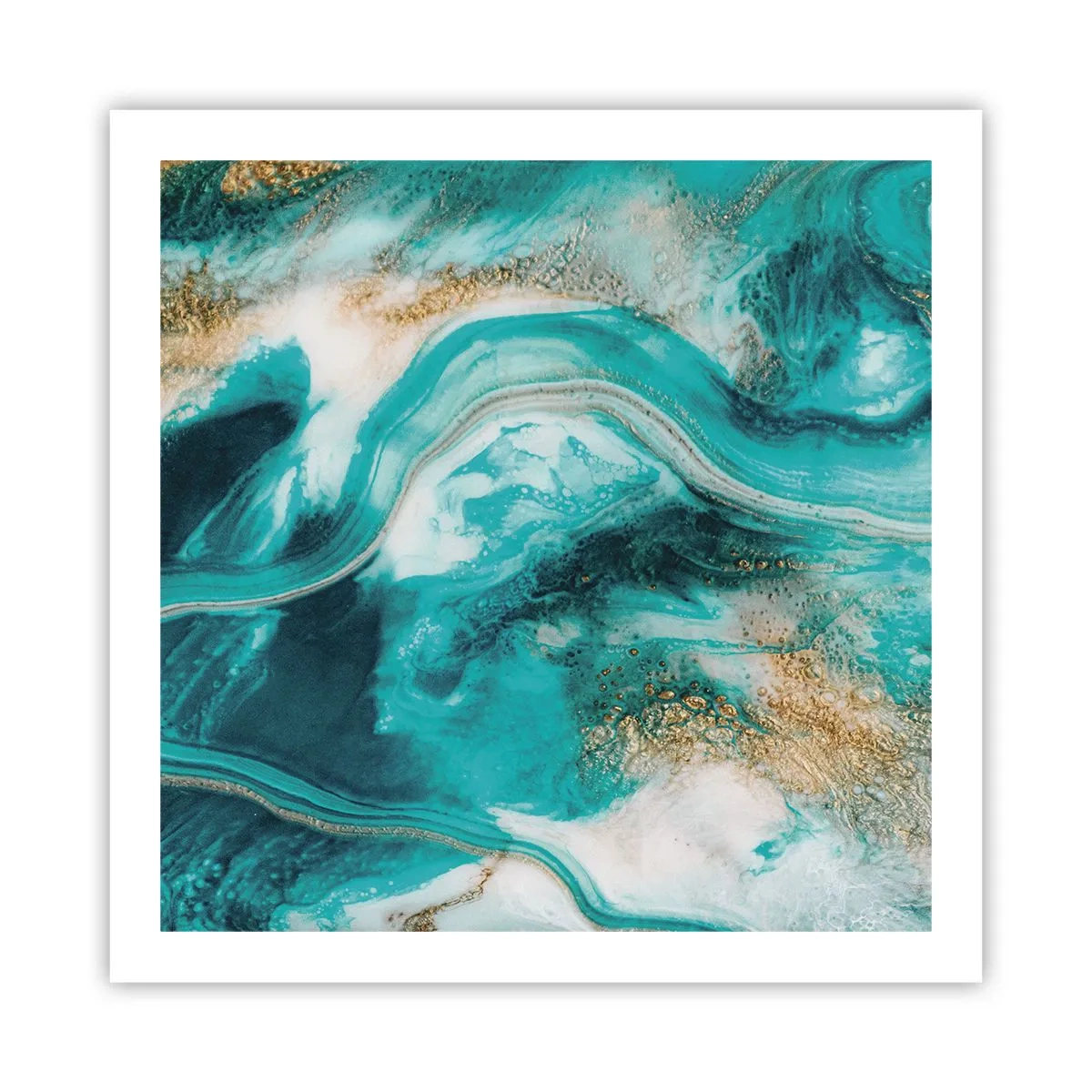 Affisch - Guldflod - 60x60 cm