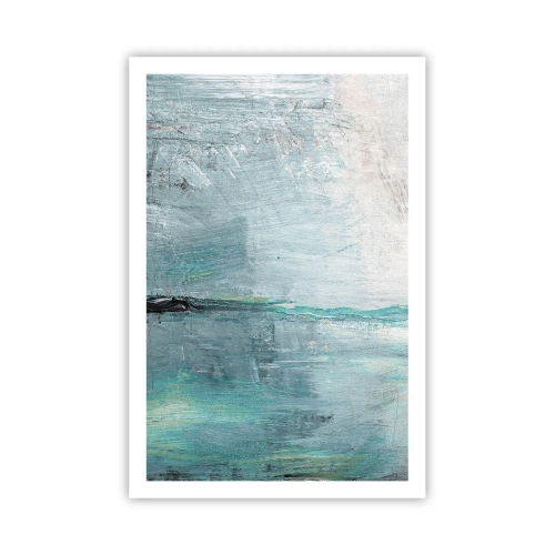 Affisch - Horisontellt i blått - 61x91 cm