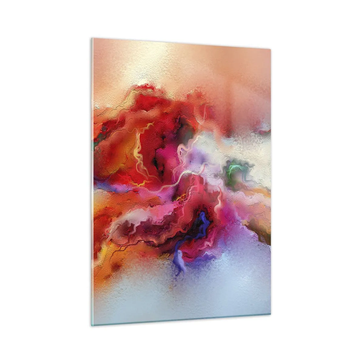 Glastavla - Bild på glas - Fåna drömmarna - rök - 50x70 cm