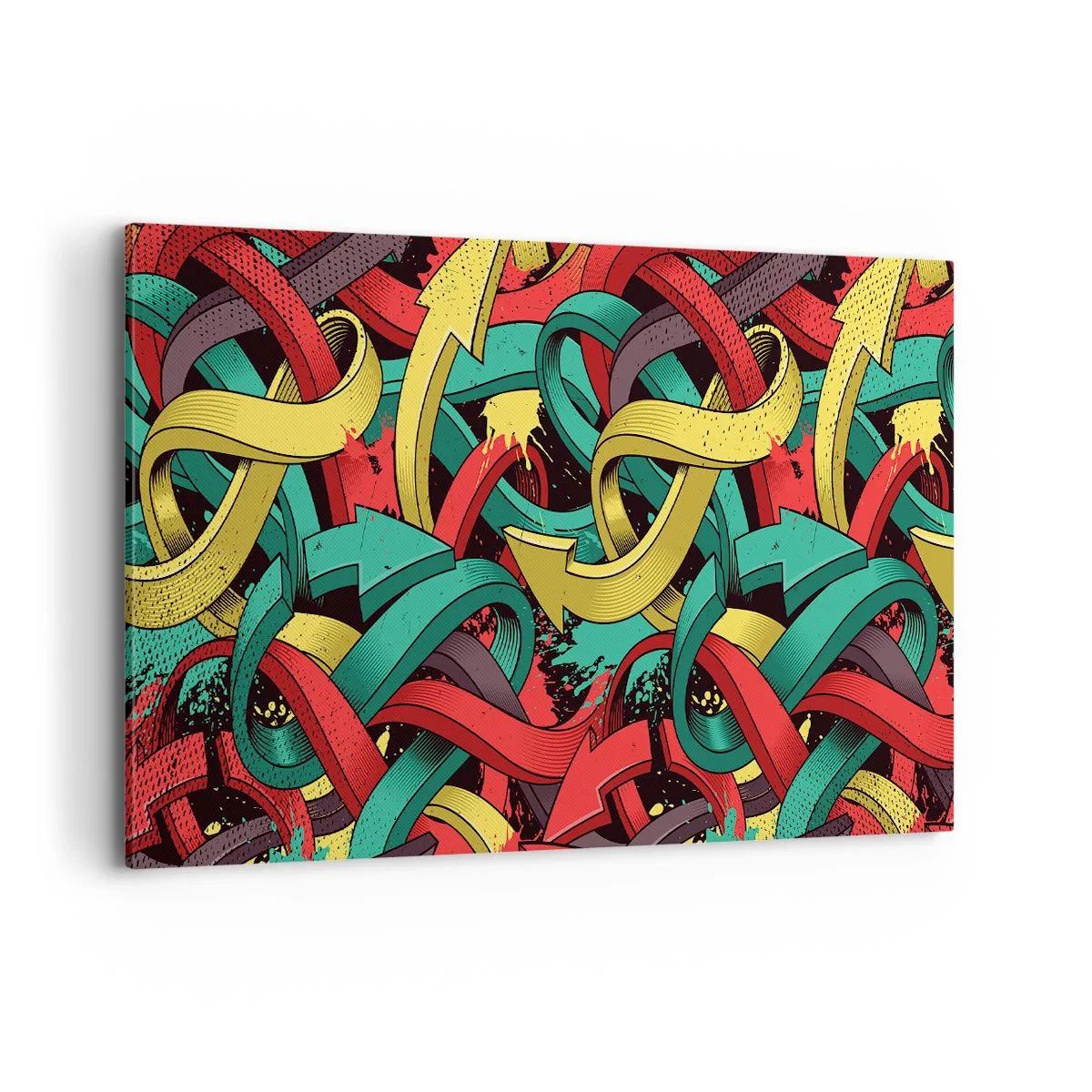 Canvastavla - Bild på duk - Vilken väg till målet? - 120x80 cm