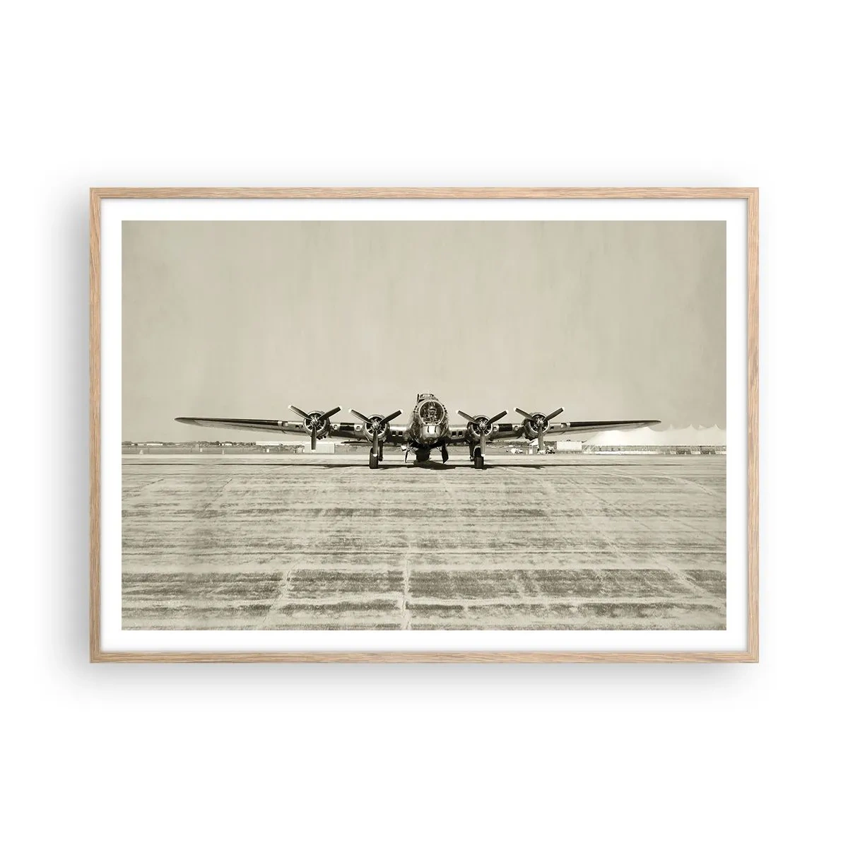 Affisch i ram av ljusek - Redo som vanligt - 100x70 cm