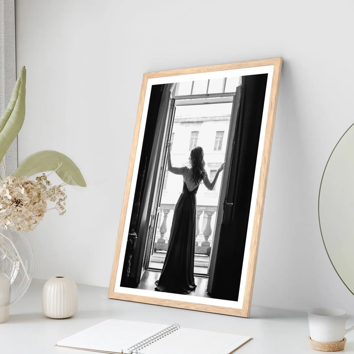 Affisch i ram av ljusek - I stor stil - 70x100 cm