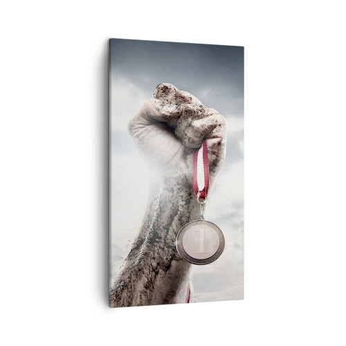 Canvastavla - Bild på duk - Per aspera ad astra - 45x80 cm