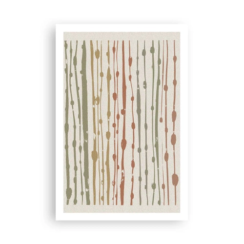 Affisch - Musikalisk färgnotation - 61x91 cm