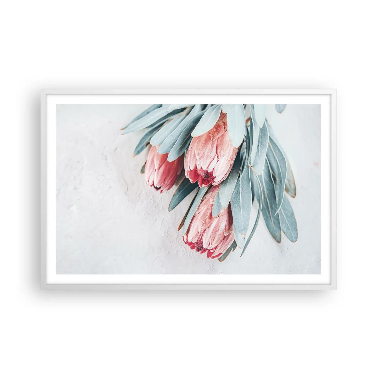 Affisch i vit ram - Generad av sin skönhet - 91x61 cm