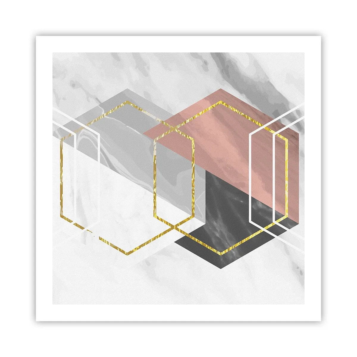 Affisch - Kedjekomposition - 60x60 cm