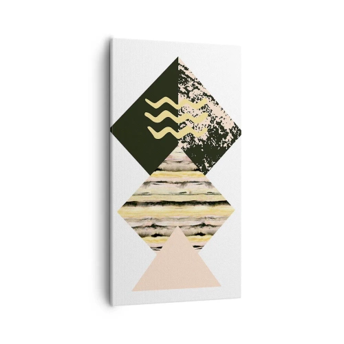 Canvastavla - Bild på duk - Inte så enkelt - 55x100 cm