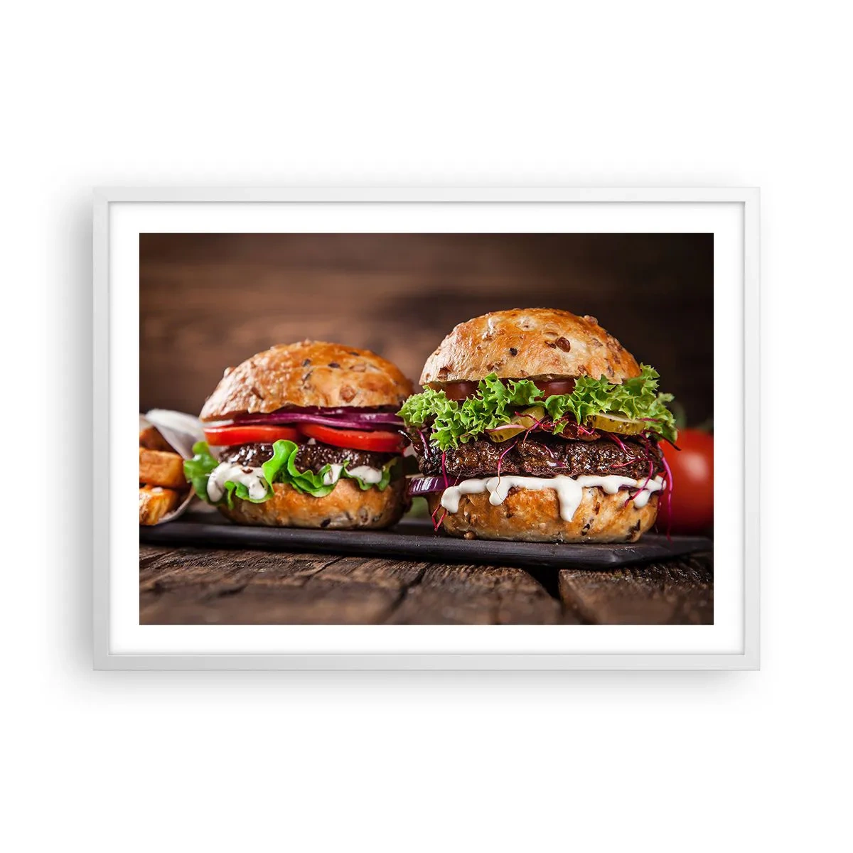 Affisch i vit ram - American dream - 70x50 cm
