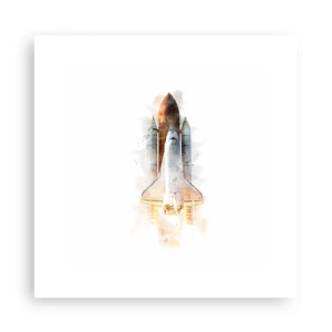 Affisch - Upptäckare efter start - 30x30 cm