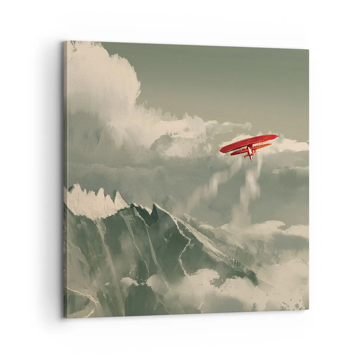 Canvastavla - Bild på duk - Orädd pionjär - 60x60 cm