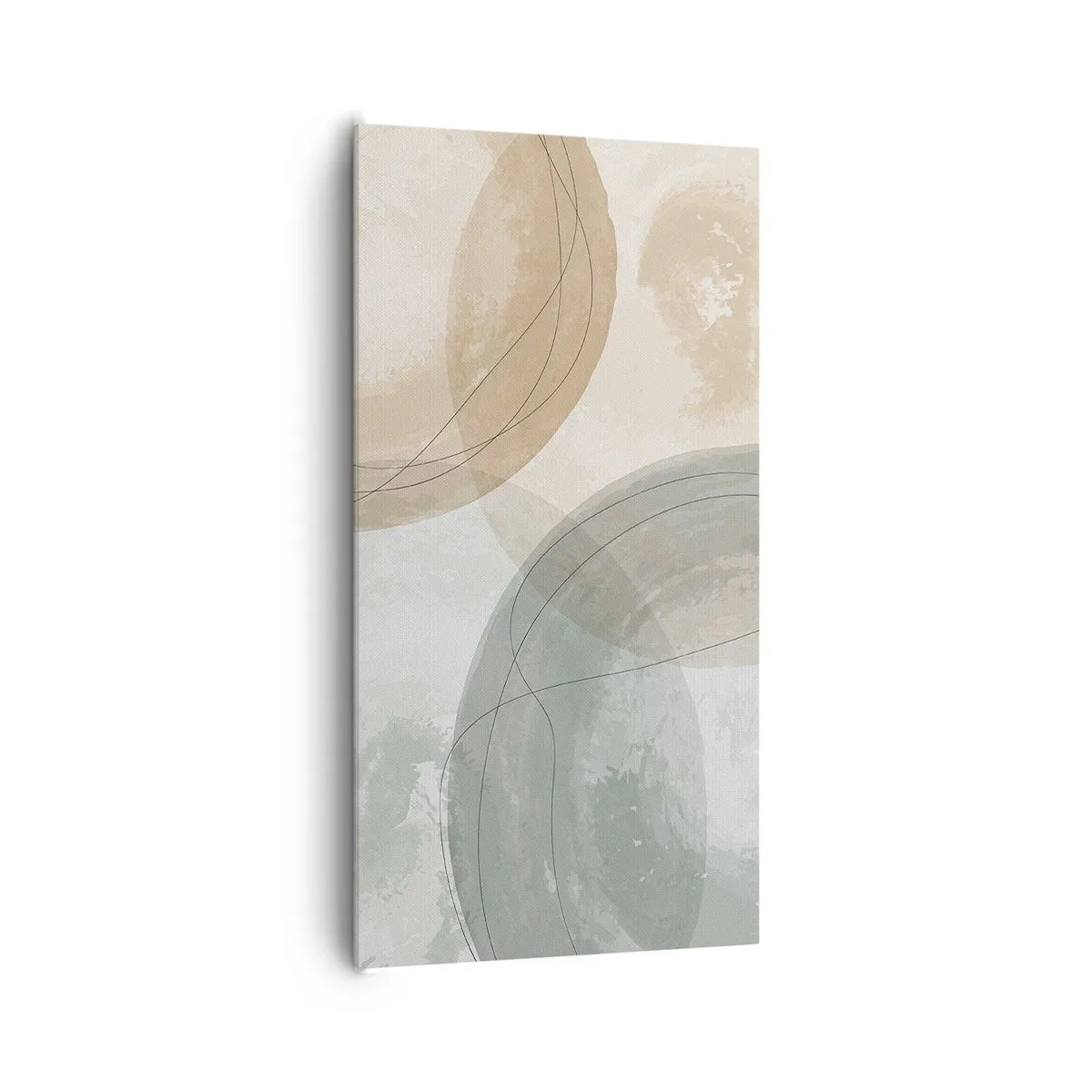 Canvastavla - Bild på duk - Världars samspel - 65x120 cm